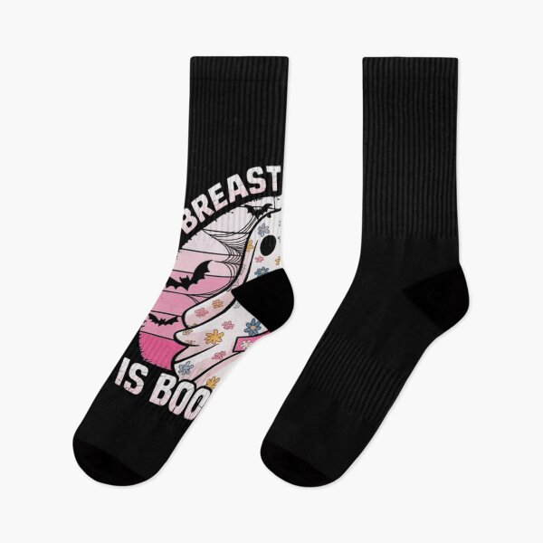 Item preview, Pink Ghost Breast Cancer Awareness Boo Sheet Funny Halloween Support designed and sold by love3617.