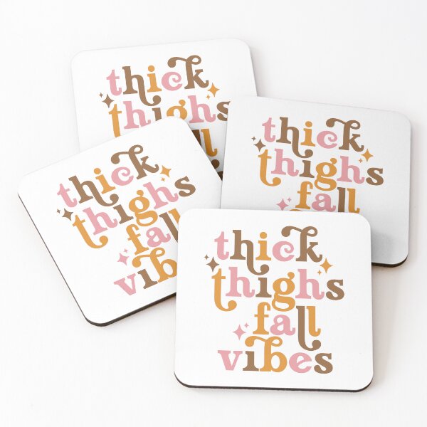 Item preview, Thick Thighs Fall Vibes designed and sold by FloraliteCo.