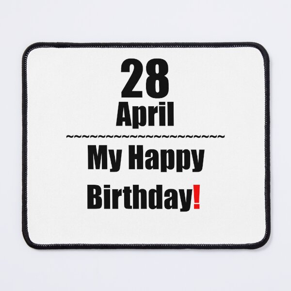 Item preview, 28 April Birthday designed and sold by ariksworld.