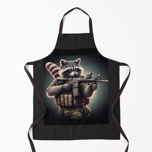 Item preview, Warrior Raccoon Illustration – Fierce Fantasy Animal Art designed and sold by Ulla22.