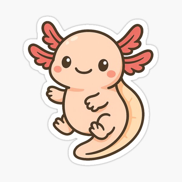 Item preview, Cute Axolotl  designed and sold by amberskipper.