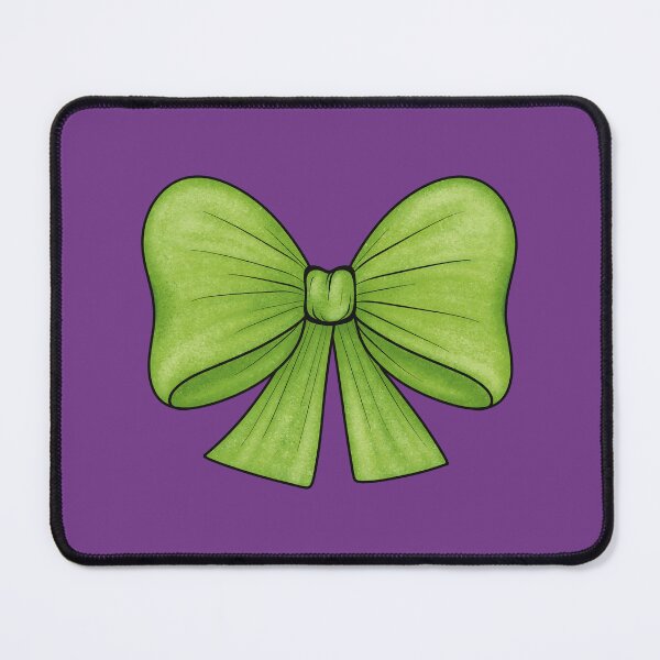 Item preview, Light green bow on light purple background designed and sold by Cherevan.