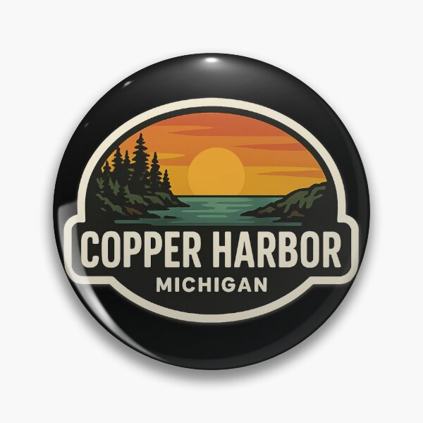 Item preview, Copper Harbor Michigan Bold Text Design designed and sold by American Travels.