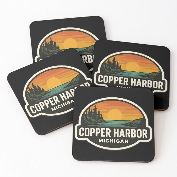 Item preview, Copper Harbor Michigan Bold Text Design designed and sold by American Travels.