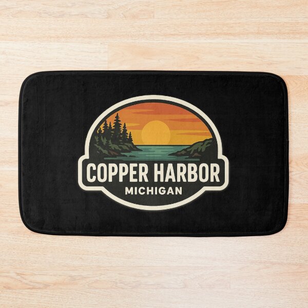 Item preview, Copper Harbor Michigan Bold Text Design designed and sold by American Travels.