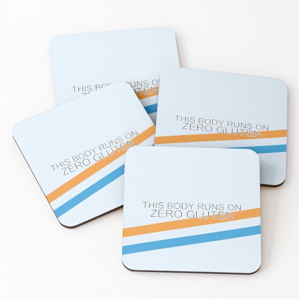 Item preview, This Body Runs on Zero Gluten designed and sold by Zero-Crumb-Zone.