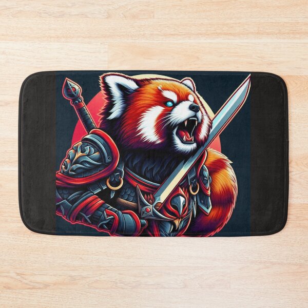 Item preview, Warrior Panda with Sword – Fierce Fantasy Animal Illustration designed and sold by Ulla22.