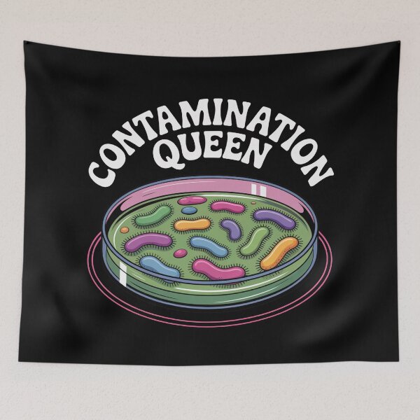 Item preview, Contamination queen, funny science and microbiology designed and sold by NoetherSym.