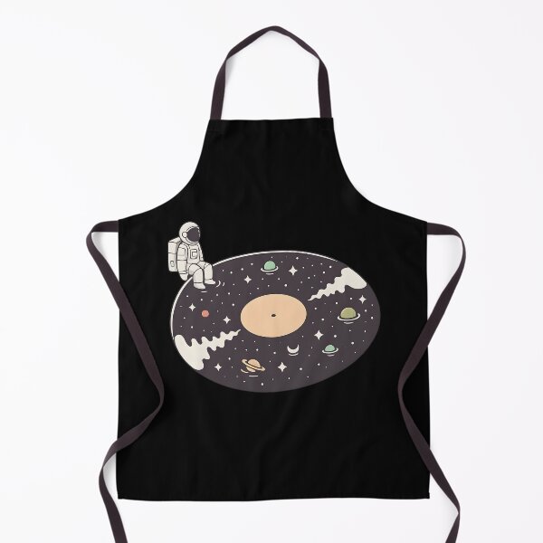 Item preview, Astronaut Sitting on Vinyl Record Galaxy with Planets and Stars Cosmic Music Space Art T-Shirt for Astronomy and Music Lovers designed and sold by DrawHandArt.