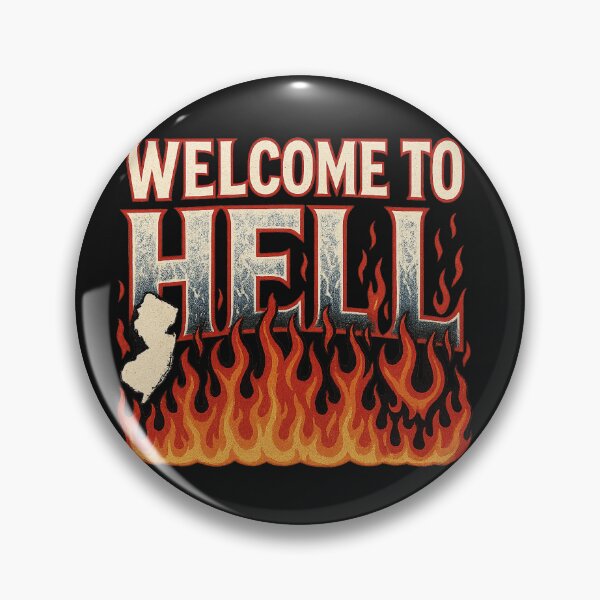 Item preview, Welcome to HELL! (NJ Hockey) designed and sold by LockedUp.