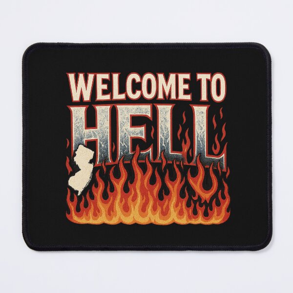 Item preview, Welcome to HELL! (NJ Hockey) designed and sold by LockedUp.