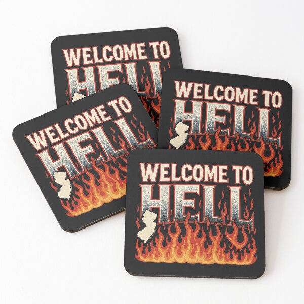 Item preview, Welcome to HELL! (NJ Hockey) designed and sold by LockedUp.