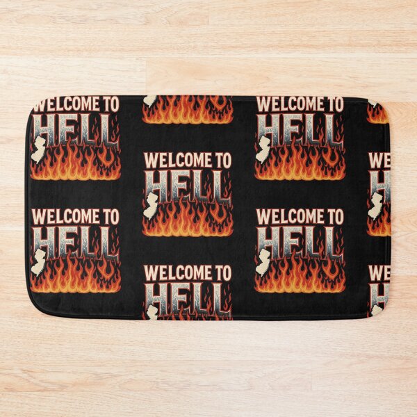 Item preview, Welcome to HELL! (NJ Hockey) designed and sold by LockedUp.
