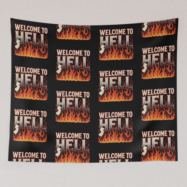 Item preview, Welcome to HELL! (NJ Hockey) designed and sold by LockedUp.