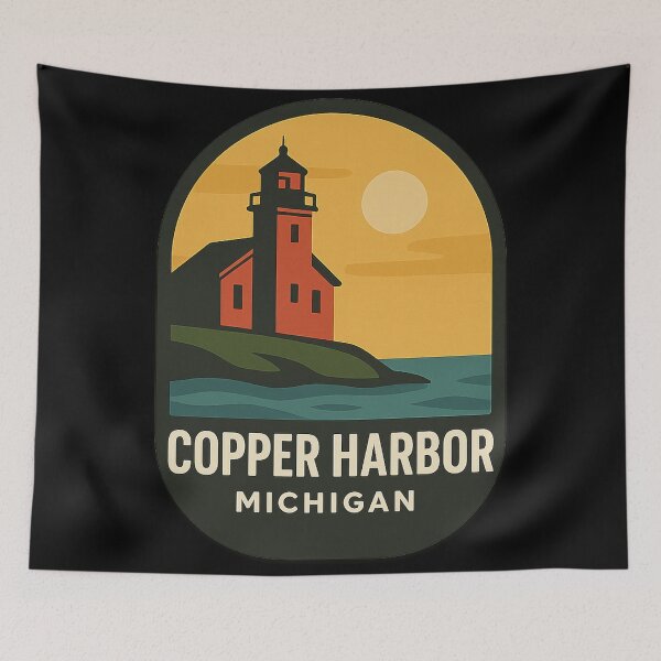 Item preview, Copper Harbor Michigan Lighthouse designed and sold by American Travels.