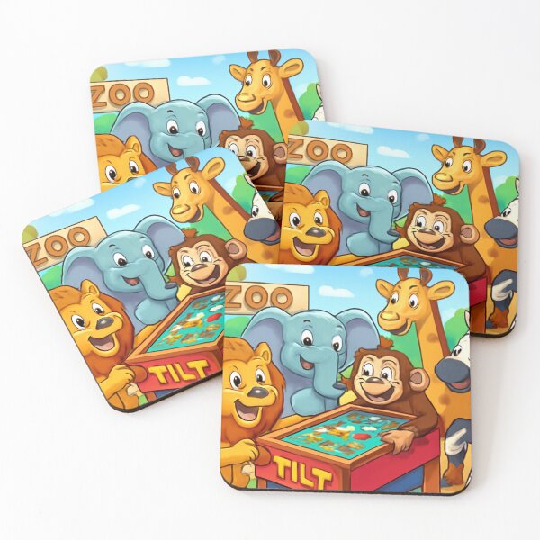 Item preview, Cartoon animals playing with tilt  designed and sold by Chirayu1111.