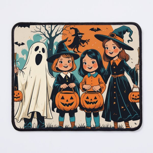 Item preview, Retro Trick-or-Treat Parade Halloween Shirt designed and sold by Almond Paper Co. .