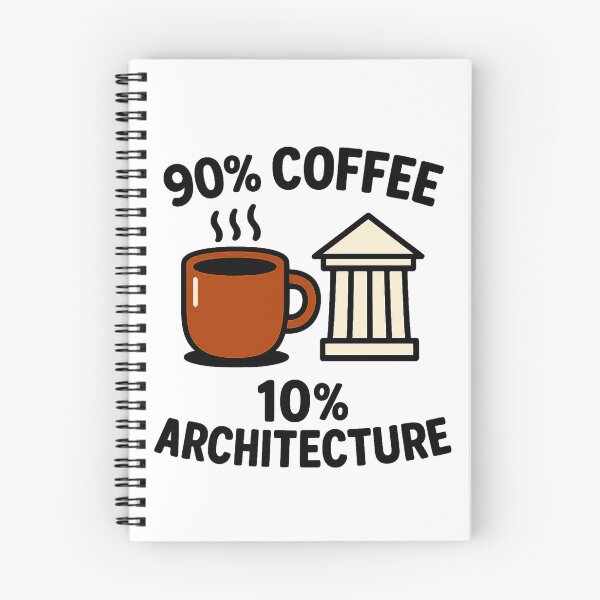 Item preview, 90% coffee 10% architecture designed and sold by ArchitecturNest.