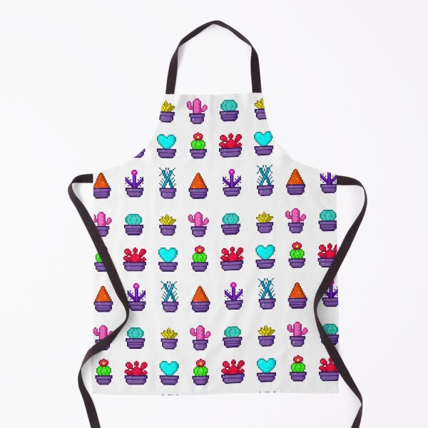 Item preview, Pixel Art Cute Cactus Collection – Neon Potted Succulents designed and sold by retro_pixel.