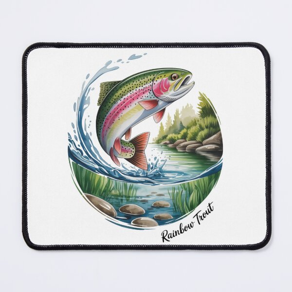 Item preview, Rainbow Trout: Jewels of the River – Beauty and Challenge designed and sold by FusiTink.