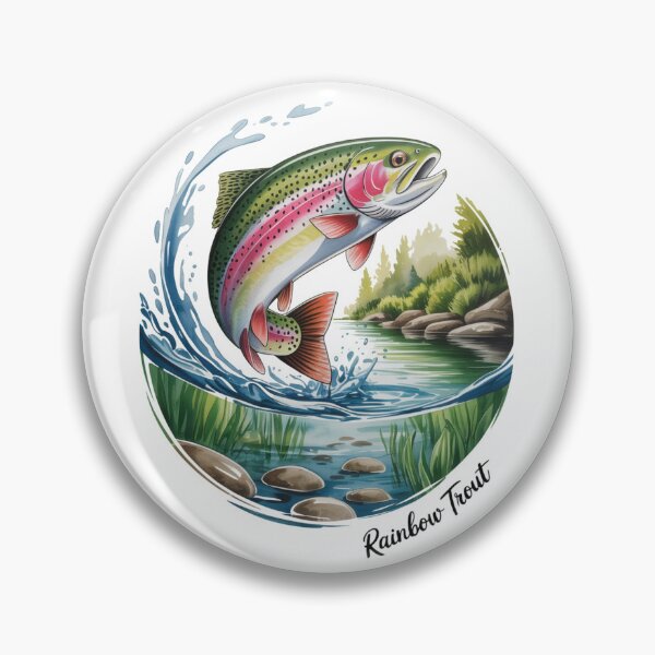 Item preview, Rainbow Trout: Jewels of the River – Beauty and Challenge designed and sold by FusiTink.
