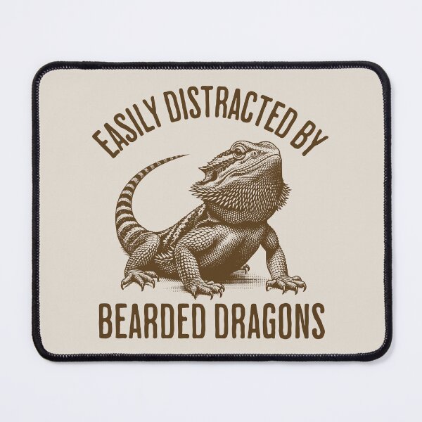 Item preview, Easily Distracted By Bearded Dragons designed and sold by KLArtzStore.
