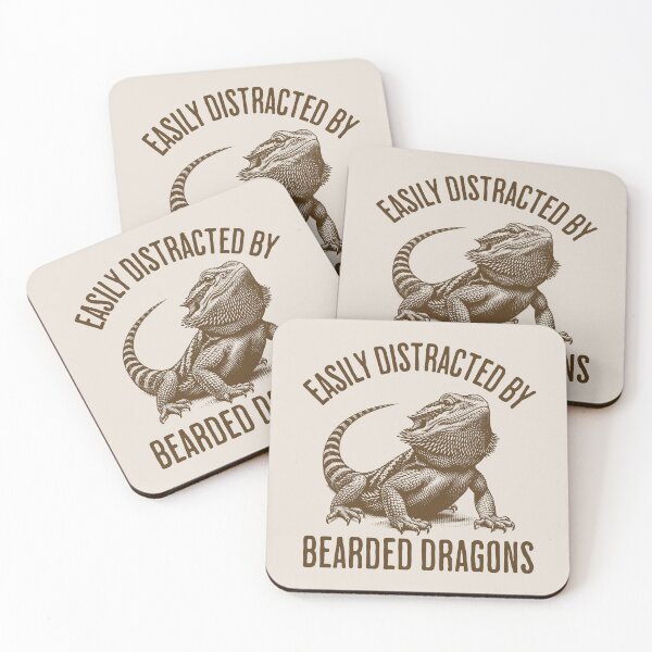 Item preview, Easily Distracted By Bearded Dragons designed and sold by KLArtzStore.