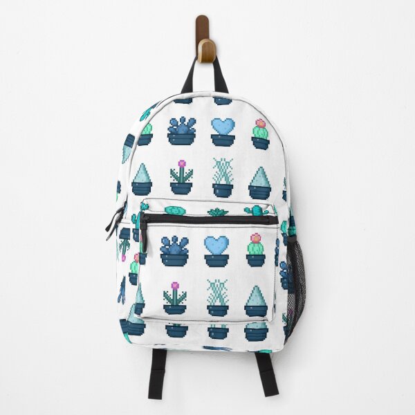 Item preview, Pixel Art Cute Cactus Collection – Ocean Potted Succulents designed and sold by retro_pixel.