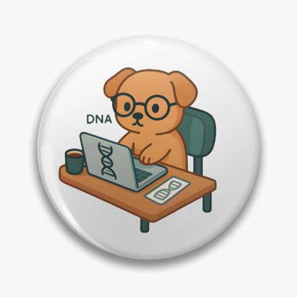 Item preview, Cute Bioinformatics Dog designed and sold by Petter01.