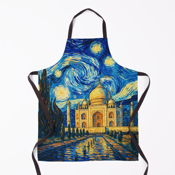 Item preview, Taj Mahal Under Starry Night designed and sold by Myra365Art.