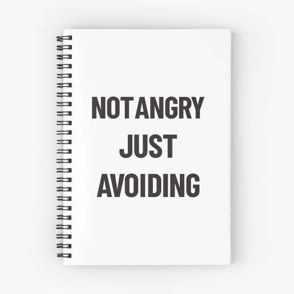 Item preview, Not angry Just avoiding text telling unhappy mood designed and sold by Innet.
