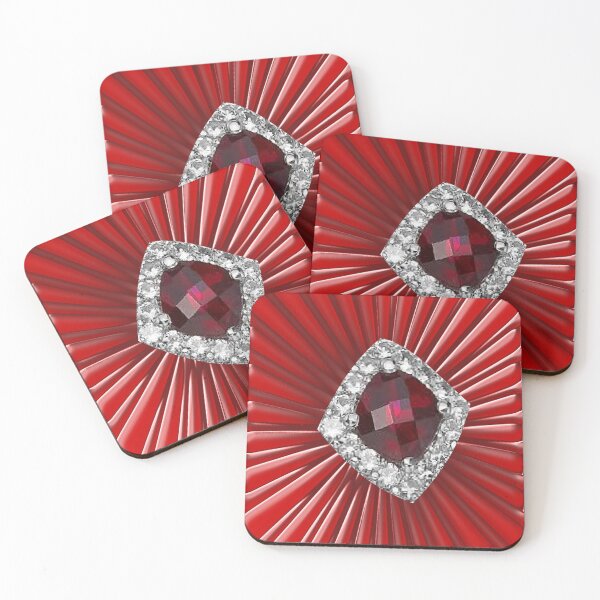 Item preview, Red Pattern with a ruby   designed and sold by aldona.