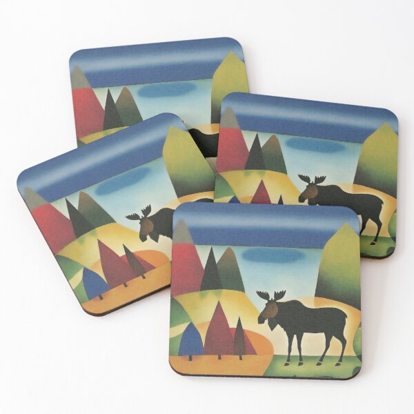 Item preview, Modernist Moose in Nature designed and sold by tonymagnerart.