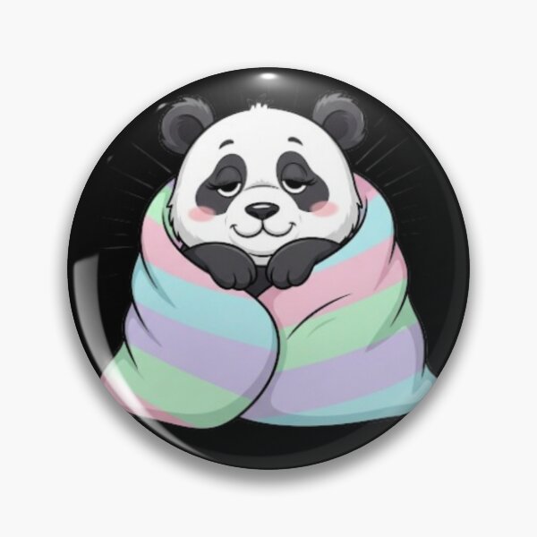 Item preview, Lazy Panda Wrapped in Blanket – Kawaii Cozy Vibes designed and sold by PunnyBean.