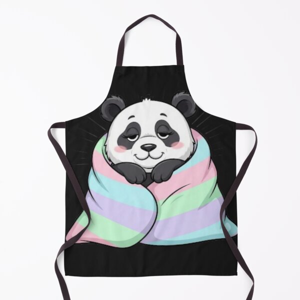 Item preview, Lazy Panda Wrapped in Blanket – Kawaii Cozy Vibes designed and sold by PunnyBean.