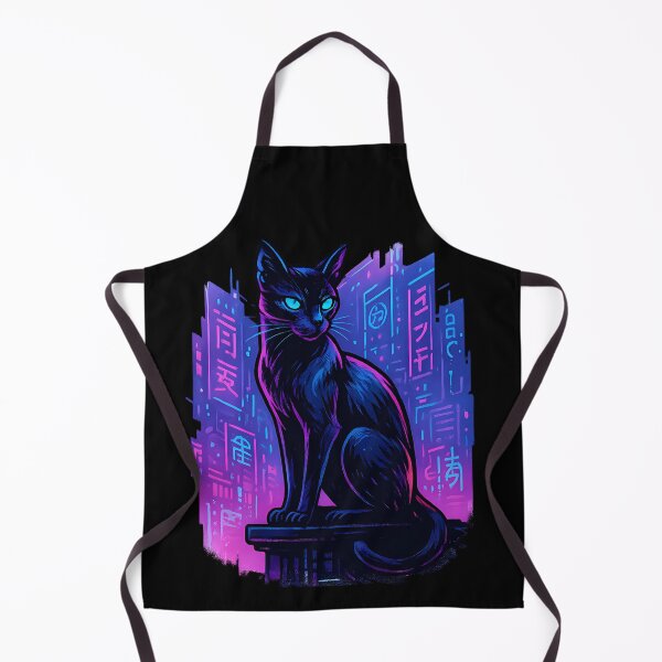 Item preview, Neon Sentinel Cat designed and sold by ArcadiaSilence.
