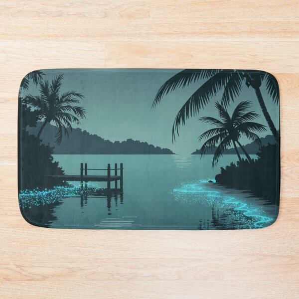 Item preview, Moonlight Serenity Enchanted Lake Night designed and sold by ShadowAndSlate.