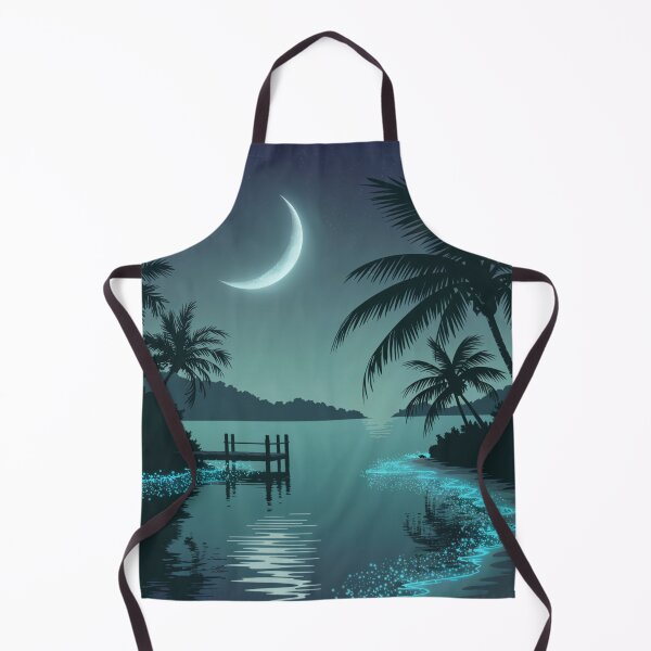 Item preview, Moonlight Serenity Enchanted Lake Night designed and sold by ShadowAndSlate.