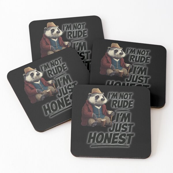 Item preview, I’m Not Rude I’m Just Honest – Funny Panda Design designed and sold by MomentumbyOla.
