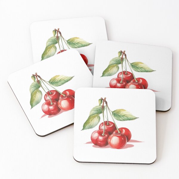 Item preview, Cute Minimal Cherry Pattern – Sweet & Simple Fruit Design designed and sold by LaiDeeByAiya.