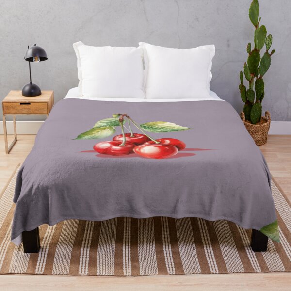 Item preview, Cute Minimal Cherry Pattern – Sweet & Simple Fruit Design designed and sold by LaiDeeByAiya.