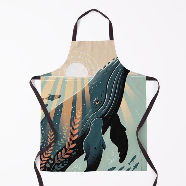 Item preview, Majestic Whale Ocean Flow designed and sold by ShadowAndSlate.