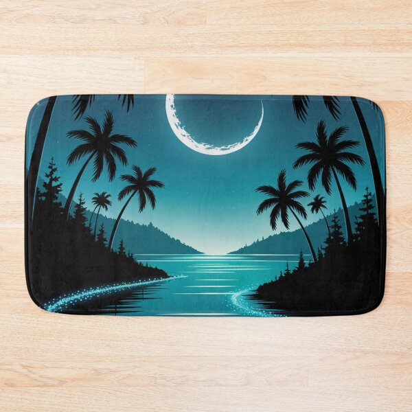 Item preview, Moonlight Serenity Glowing Lake Dock designed and sold by ShadowAndSlate.