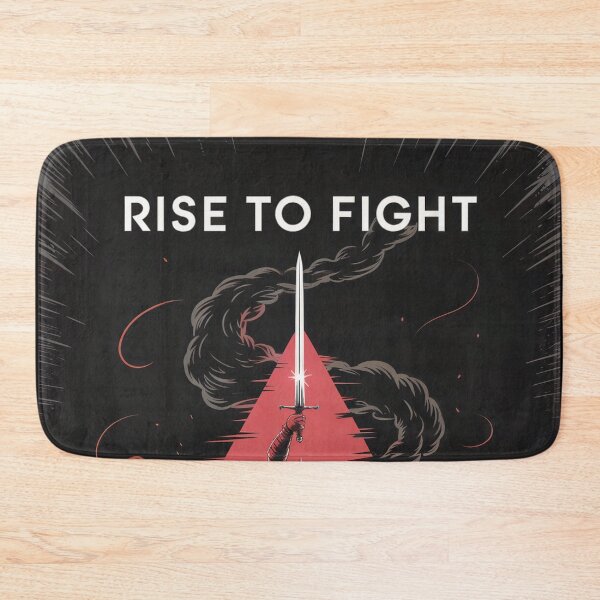 Item preview, Warrior Mentality Rise To Fight Knight designed and sold by ShadowAndSlate.