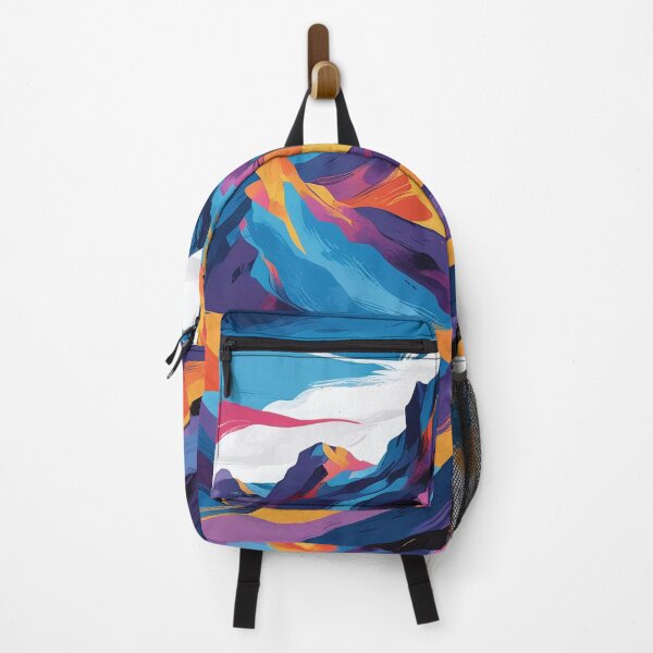 Item preview, Abstract Mountain Landscape – Flowing Shapes and Bold Geometric Forms designed and sold by Dino-Lune.