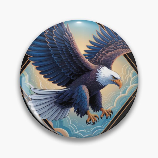 Item preview, Courageous Soar Fearless Eagle designed and sold by ShadowAndSlate.