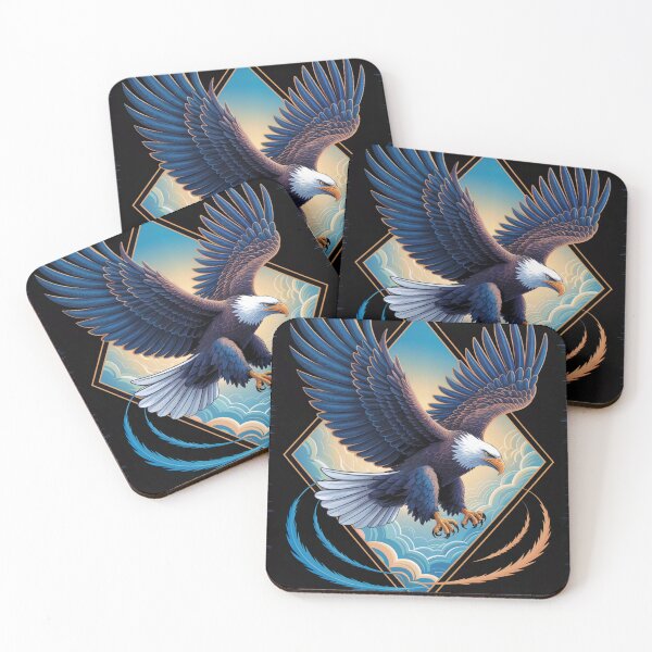 Item preview, Courageous Soar Fearless Eagle designed and sold by ShadowAndSlate.