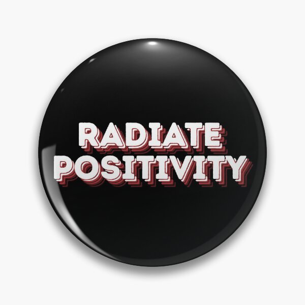 Item preview, Radiate Positivity – Pastel Shadow Typography Design designed and sold by Pixel--Threads.