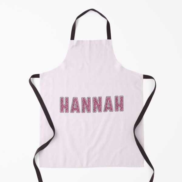 Item preview, Hannah Name Pink Leopard Print Pattern designed and sold by Jeallan Designs.