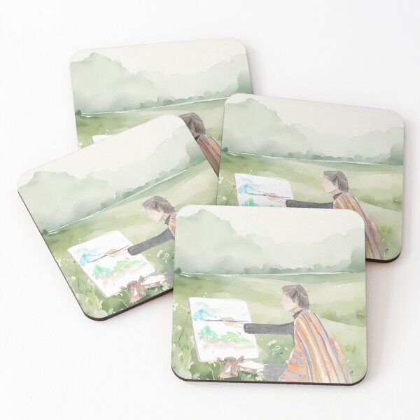 Item preview, Peaceful Watercolor Landscape Artist – Nature Painting Scene designed and sold by Softglow-Studio.